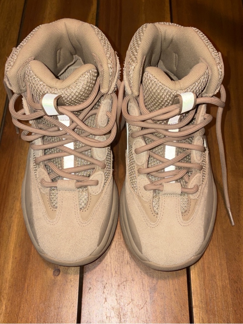 Yeezy Desert Tan High-Top Boots